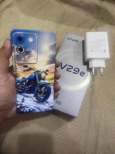 Vivo V29E 5G 8+8/256GB Complete Box 10/10 Condition Gold Colr For Sale