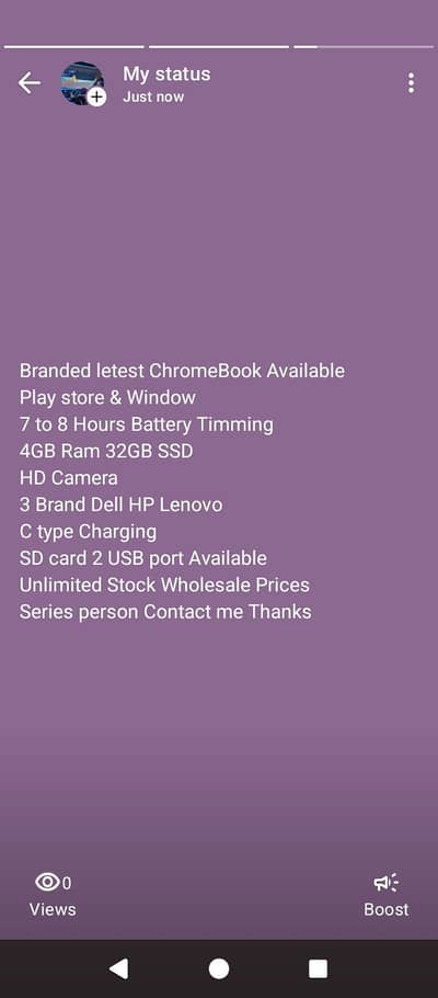 Chromebook wholesale rate Whatsapp 03130129091
