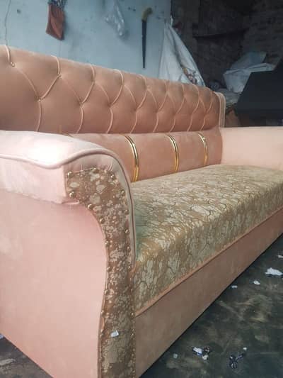 sofa set big bossss 3. . . 2. . . . 1. . . 6 seter. . . + sofa bed