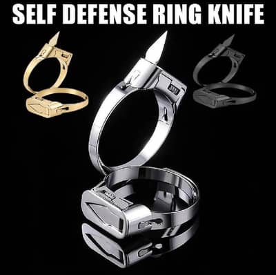 Self Defense Ring Knife - Beautiful Look - Rings Collection