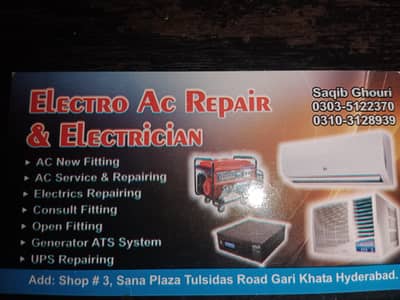 solar installation ac repairng & fiting electrician