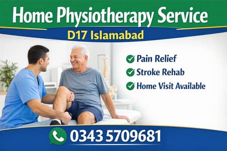 Physiothery Home Services in  Islamabad.