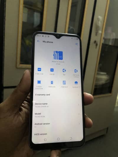 Tecno 8c 4/128gb with box 031/6267/8061