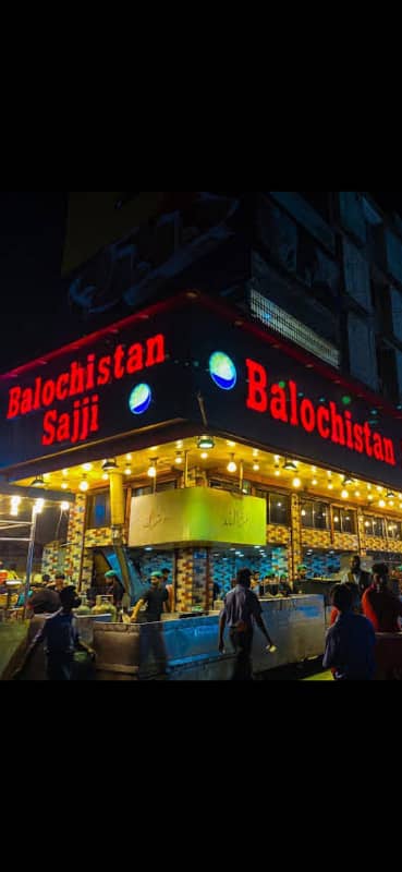Shop for Rent, Balochistan Saji Restaurant k Samne Road per Shop hai
