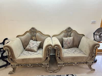 Deco sofa set with center table