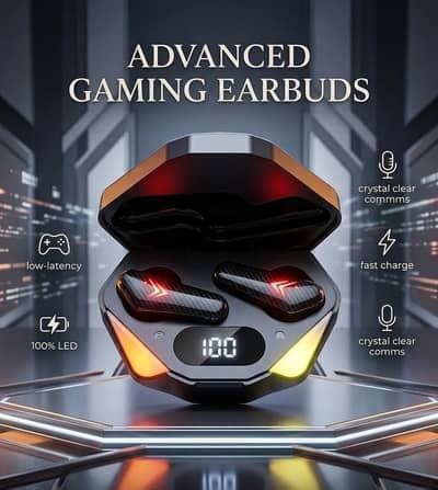 Black Premium Gaming Earbuds