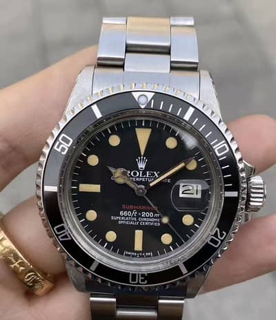 Rolex Submariner Single Red (Black) 1680