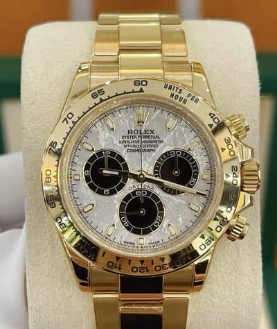 Rolex Daytona 116508-0015 Meteorite Dial Gold Watch