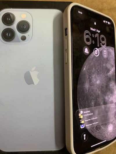 Iphone 13 pro max PTA 128 GB (Full Box)