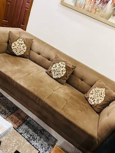 6 seater sofa condition good for urgent sale