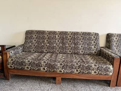 Sofa set sufa soofa 5 Seater pure wooden