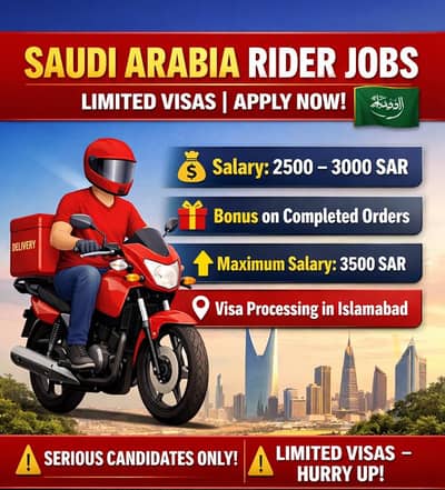 Saudia Arab delivery rider