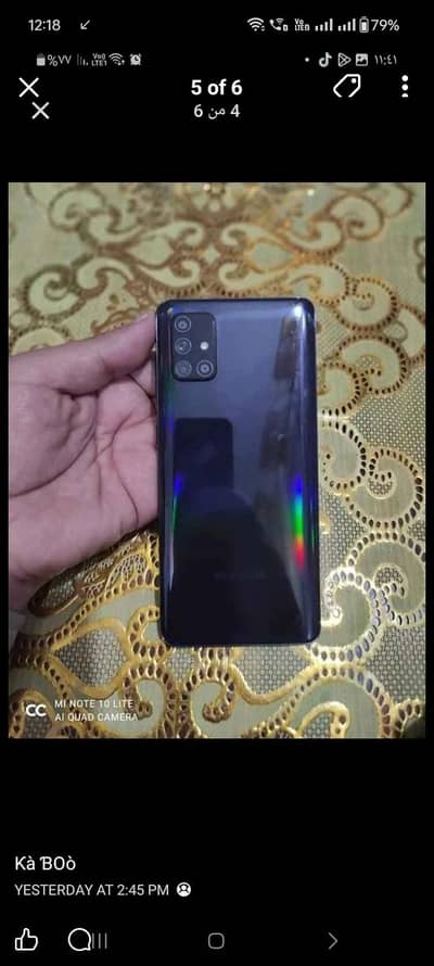 Samsung Galaxy a71 good condition  for sale 5g spotted 4gb 128 GB ram