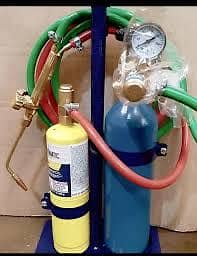 Mini portable gas welding kit complete