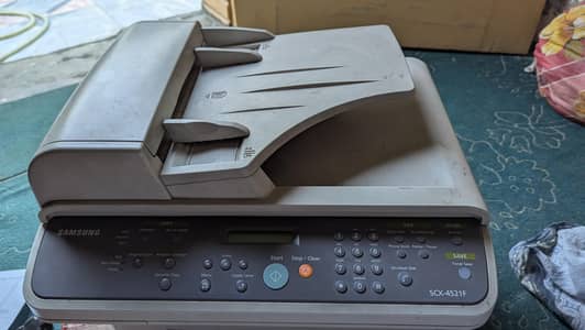 Samsung SCX-4521F Laser Printer – Used – Working Print – Scanner Fault