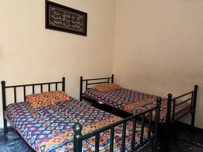 2 Beds in 1 – Single & Double with Mattress – Urgent Sale