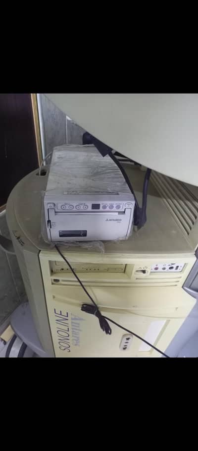 simens ultrasound machine with mistubishi printer