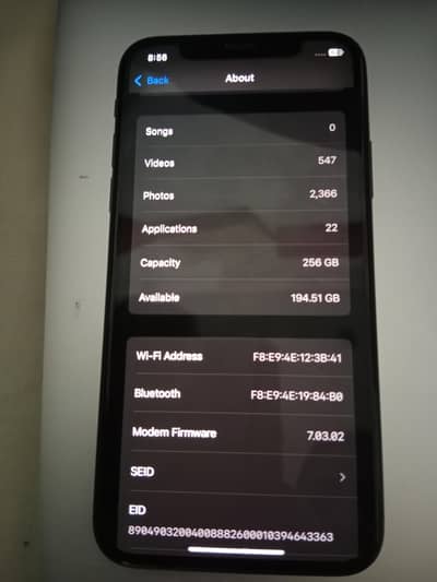 used Apple iphone xs 256gb