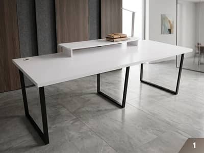 Modern White Office Table