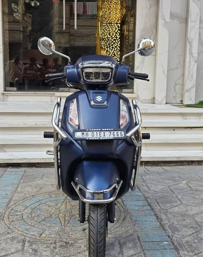 . Scooty crash guard .