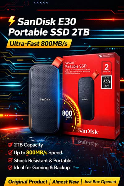 2TB SanDisk Portable SSD