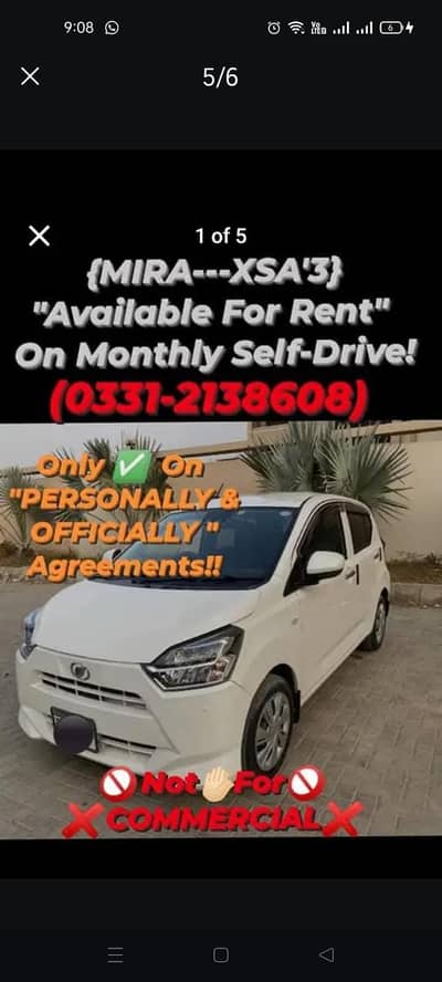 On Self_Drive not for commercial