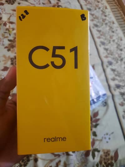 real me c51 [4+4] ram 128gb storage