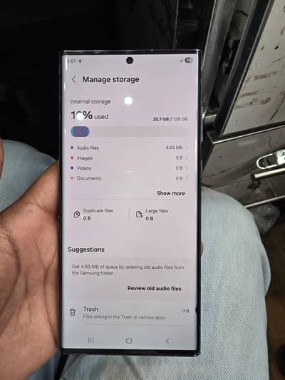 s22 ultra 8GB/128GB PTA physical plus E sim