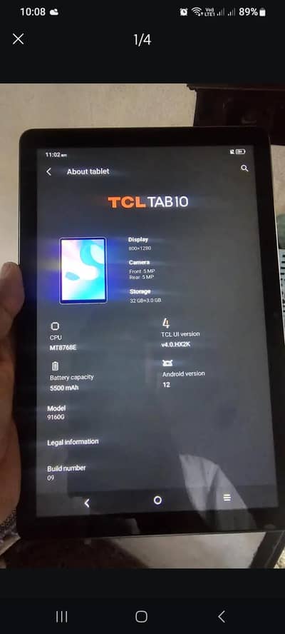 TCL 10.1 inches Tab 3gb Ram 32gb Rom