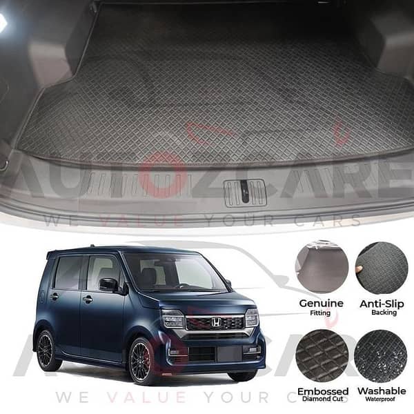Honda N Wgn China Rexine Custom-Size Trunk Mat - Model 2020-2025