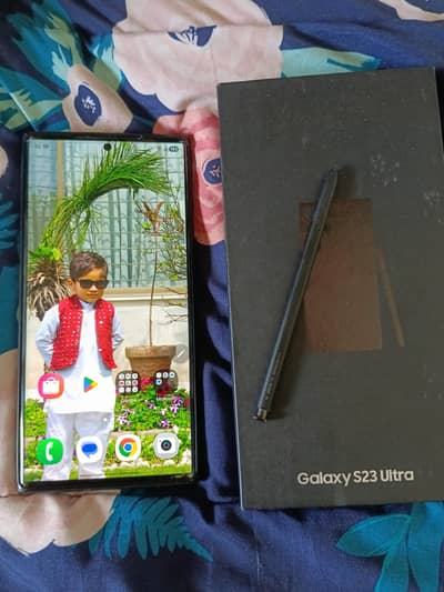 S23 ultra 256 Gb PTA approved with original Box Cable(Urgent Sale