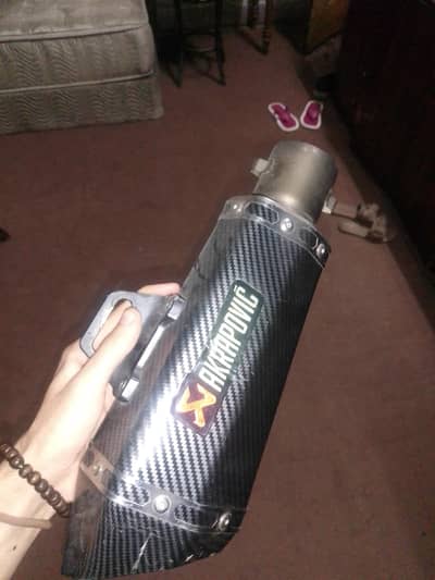 AKRAPOVIC EXHAUST WITHOUT DB KILLER