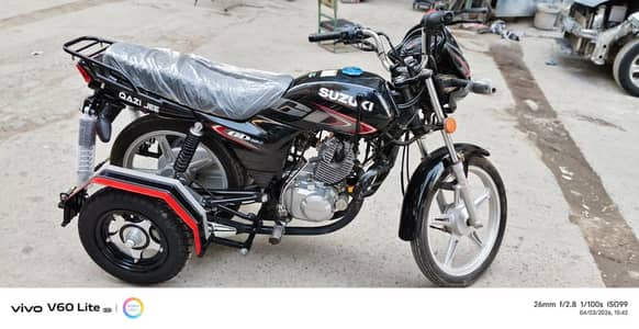 Suzuki GD 110 modified (special bike for disabled person )-excellent