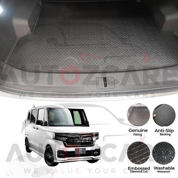 Honda N Box China Rexine Custom-Size Trunk Mat - Model 2018 - 2025