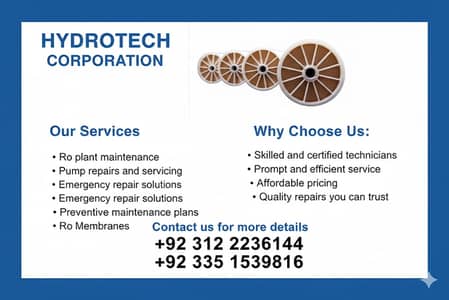 Professional RO Plant Repair & Maintenance | Pump & Filter Service