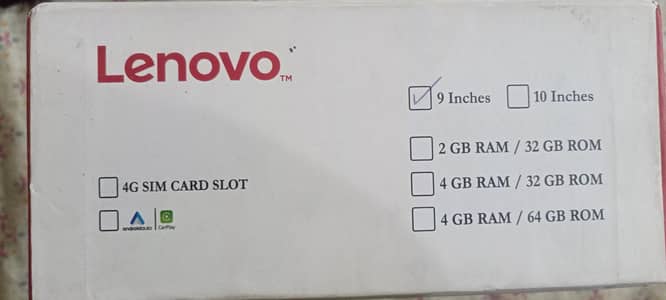 Lenevo Car Android 2/32 GB