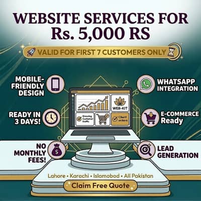 Get Your Professional Website for Just Rs. 5,000! 