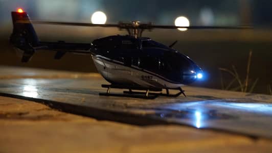 RC helicopter Gyro Stablized