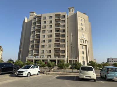 1400 Sq Ft 2BHK Luxurious Apartment for Rent in Paragon Towers, near Precinct-17 Bahria Town Karachi, just 5 min drive from Main Gate.
