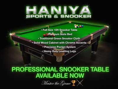 Snooker Table New & Used Available | Snooker Carpet Fittng/Rasson/Cue