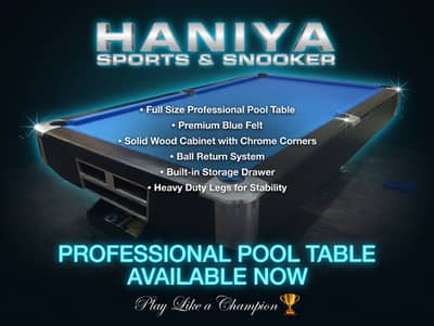 Snooker Table New & Used Available | Snooker Carpet Fittng/Rasson/Cue