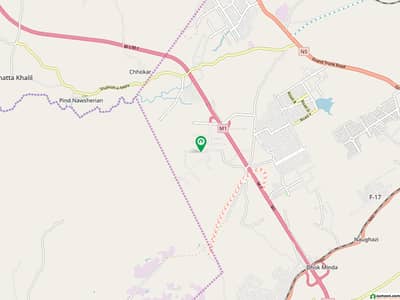 1 Kanal Pak Face With Extra Land Residential Plot Available For Sale In Army Welfare Trust AWT D-18 Block G Islamabad.