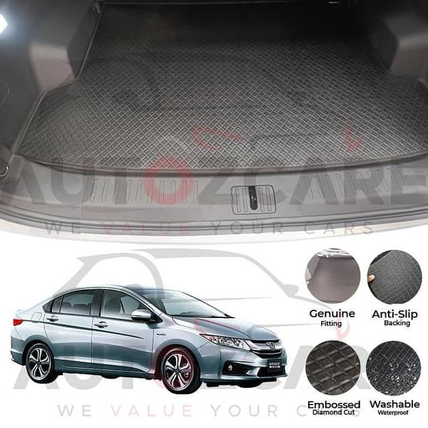 Honda Grace Hybrid China Rexine Custom-Size Trunk Mat - Model 2014-2020