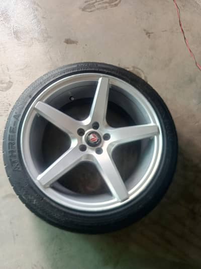 tyres 215/45ZR17 1 week used for sale