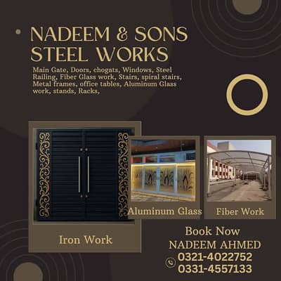 Main Gate/Railing/Window/Safety Grill/Fiber Works