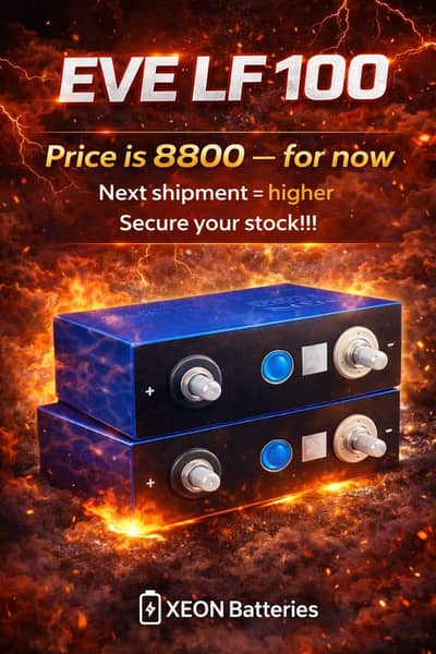 EVE LF100 100Ah Cell – Limited Stock Offer