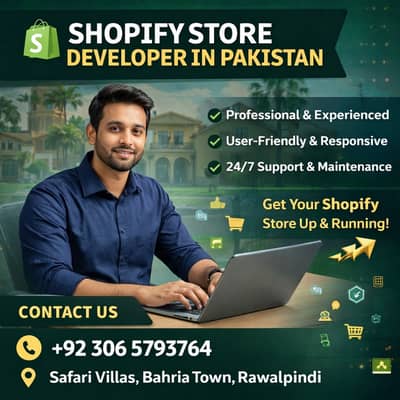 Professional  Shopify Store Developer in Pakistan | Affordable & High
