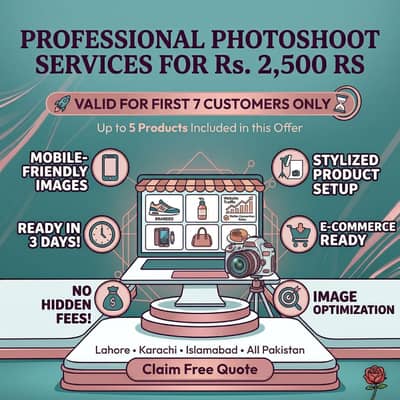 Professional Product Photoshoot in Rs. 2,500 (Limited Offer)