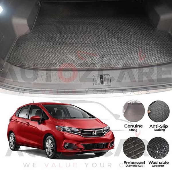 Honda Fit China Rexine Custom-Size Trunk Mat - Model 2016-2020