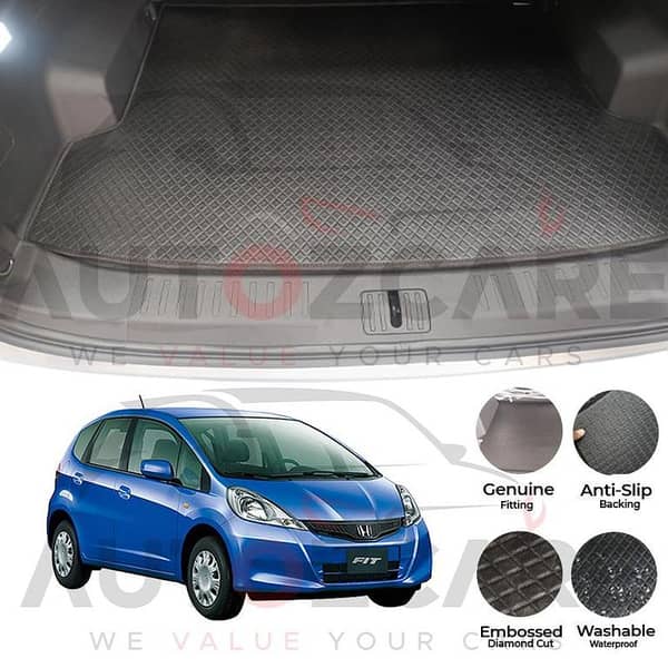 Honda Fit China Rexine Custom-Size Trunk Mat - Model 2007-2015